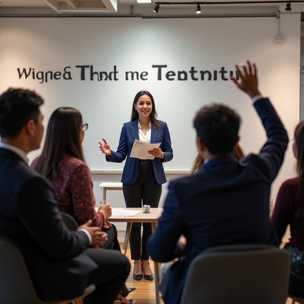 Urban Phase Digital training session with engaged Filipino professionals in a well-lit workshop setting